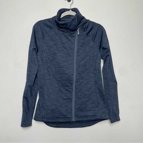 ARIAT vanquish full zip grey/blue jacket with ariat tek, size small - Picture 2 of 11